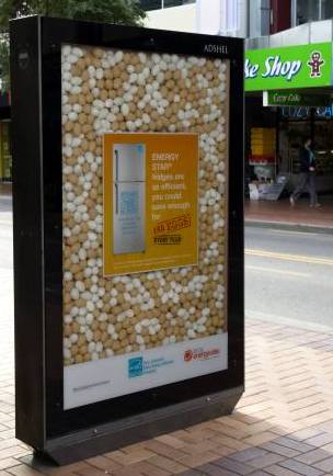 Another example of the EECA Energy Star outdoor campaign that was recycled into stationery.